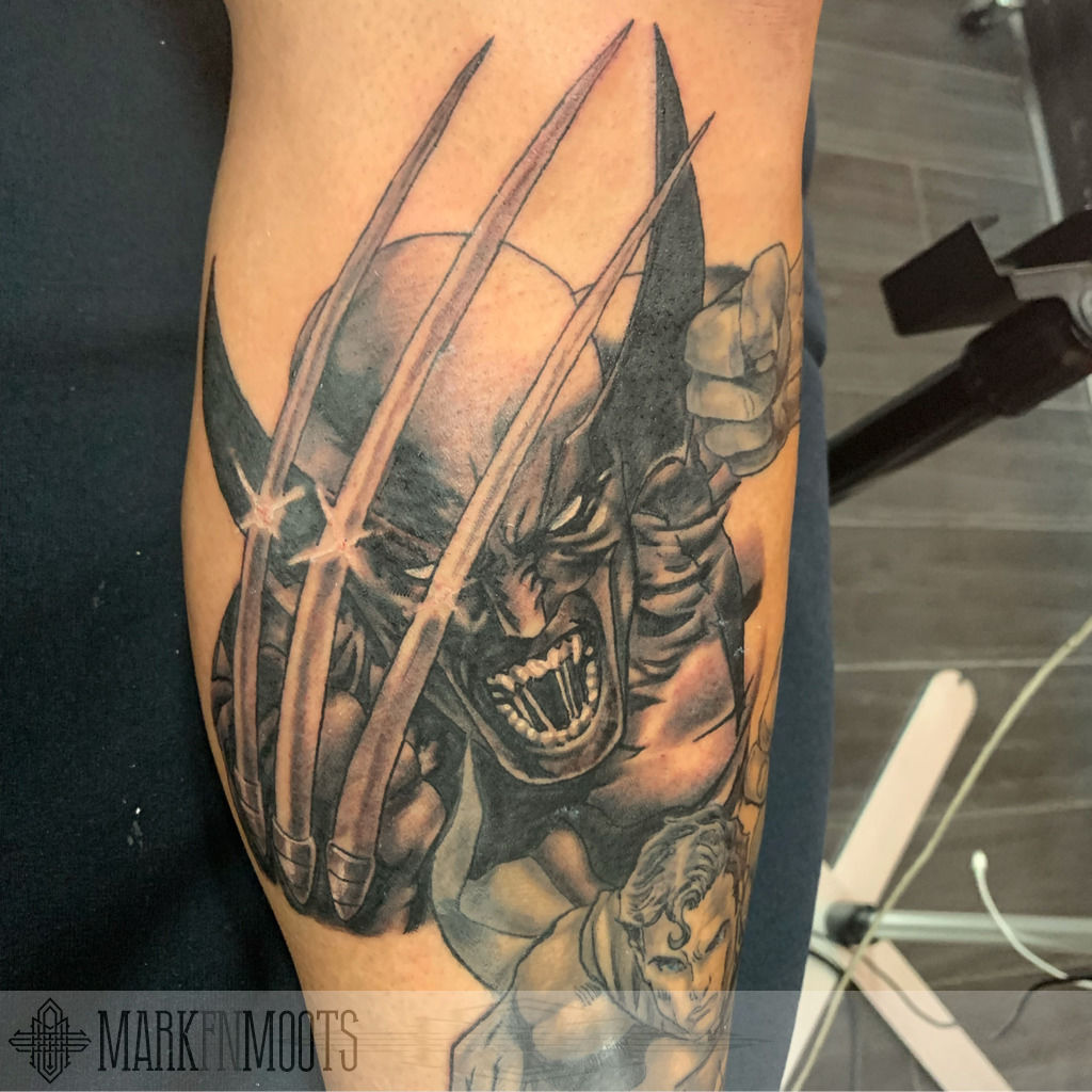 Venom Vs. Wolverine Tattoo Commish by PAC23 on DeviantArt