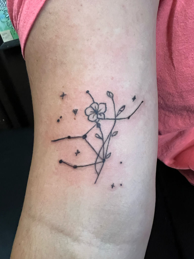 Sagittarius constellation tattoo | Constellation tattoos, Sagittarius tattoo,  Sagittarius constellation tattoo
