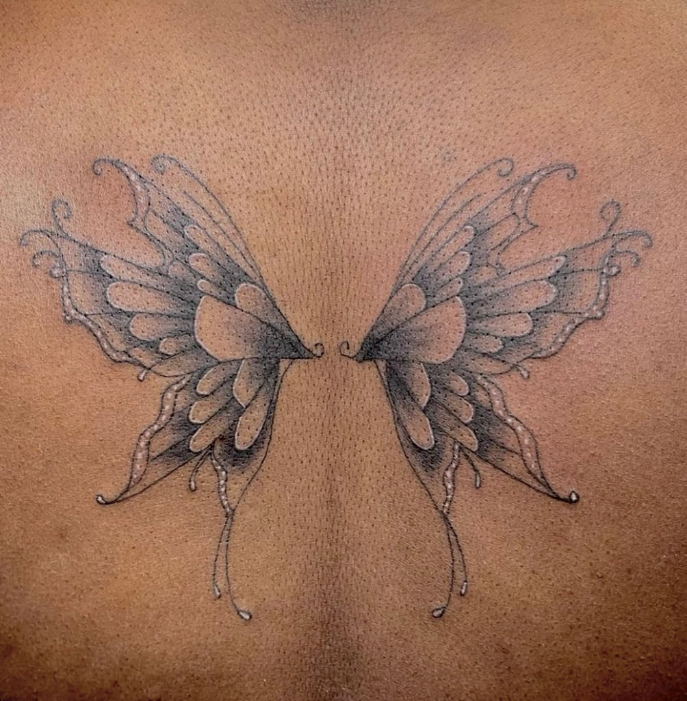 22 Amazing Fairy Wings Tattoo On Back Ideas To Inspire You On 2023   Outsons