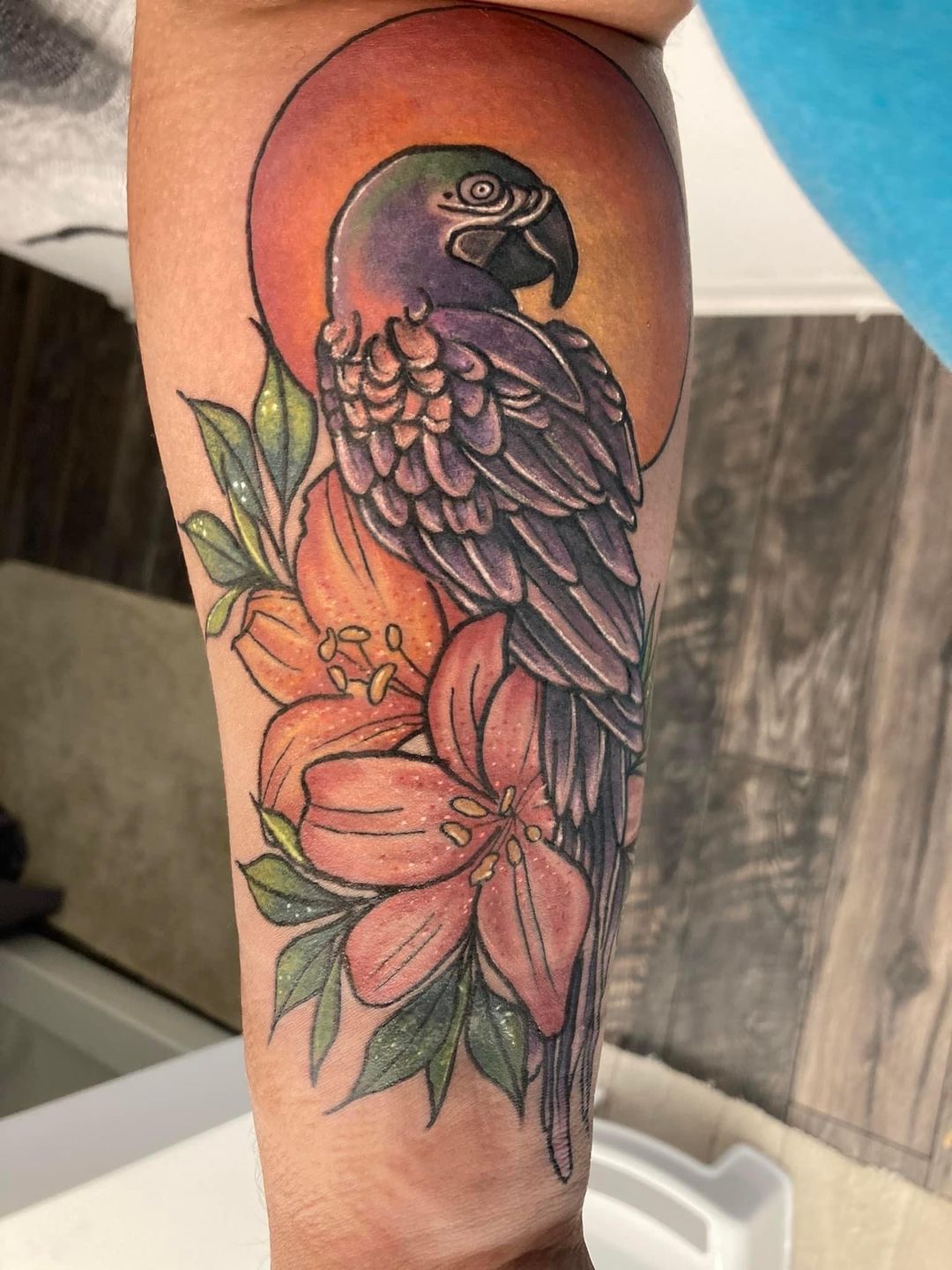 Bird sleeve tattoo - Tattoogrid.net