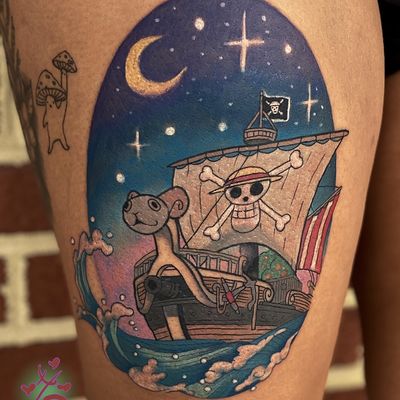 Going Merry muchas gracias pautzinktattoo por tu tiempo  tattoo  anime animetattoo animetattooartist manga comics geek otaku  Dio M  diegojoey on Instagram