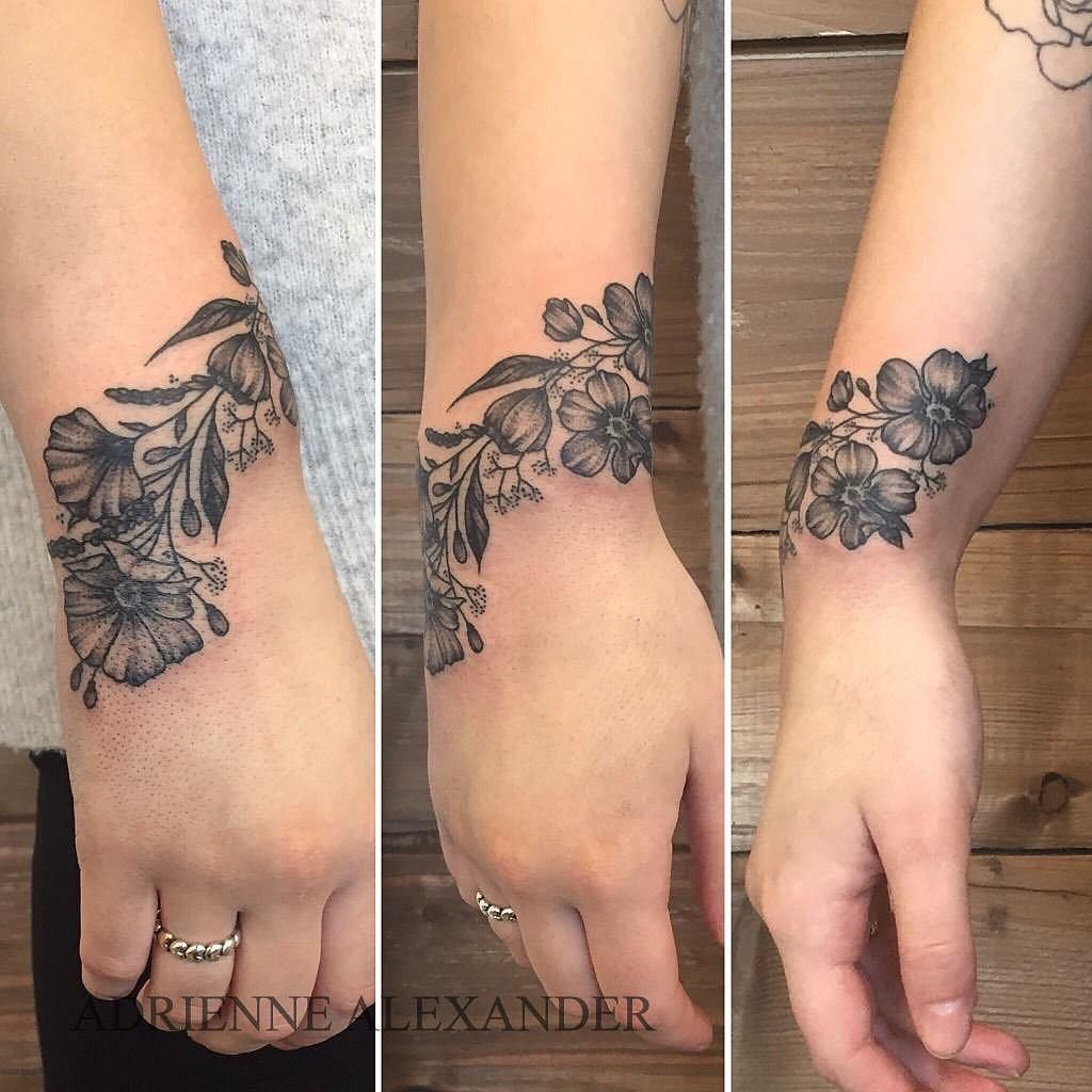 Image result for bracelet tattoos on wrist | Cuff tattoo, Mandala wrist  tattoo, Unique wrist tattoos
