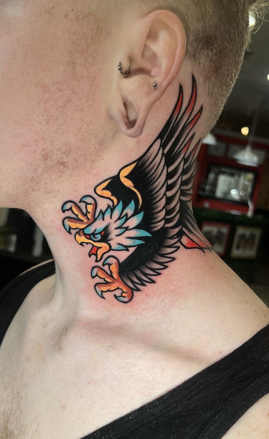 Golden Eagle Aguila by Ryan El Dugi Lewis : Tattoos