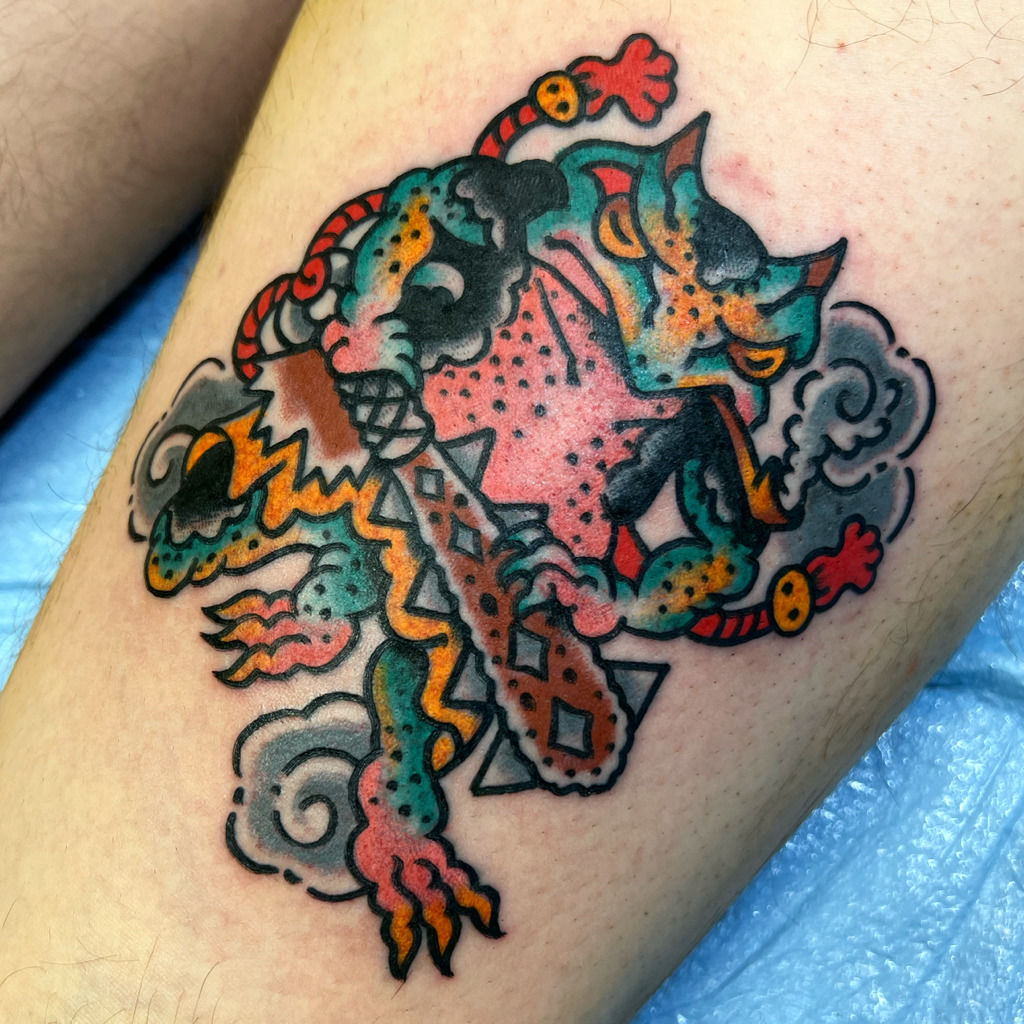 Sunset Tattoo — Japanese Ramen Bowl Frog Tattoo by TomTom...