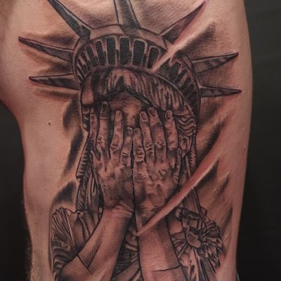 Statue Of Liberty tattoo by Sergey Shanko  Post 28411