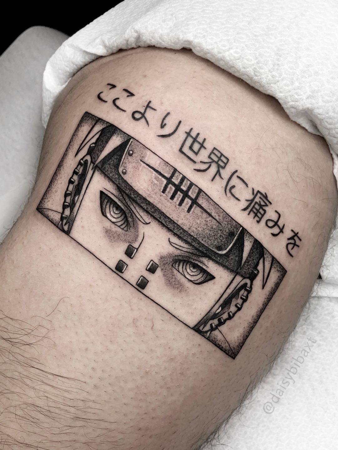 daisybibaxt:naruto--kunai-x-shuriken-tattoo-naruto-tattoo -kunai-shuriken-blackwork-anime-manga