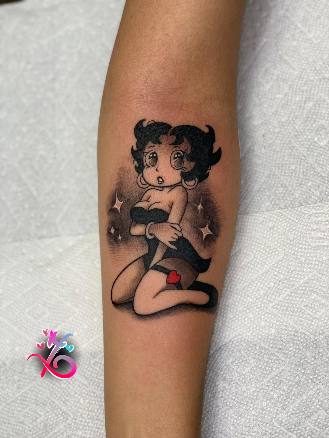 83 Betty Boop Tattoo ideas with Angel Wings Included  TattooGlee  Betty  boop tattoos Betty boop Star tattoo designs