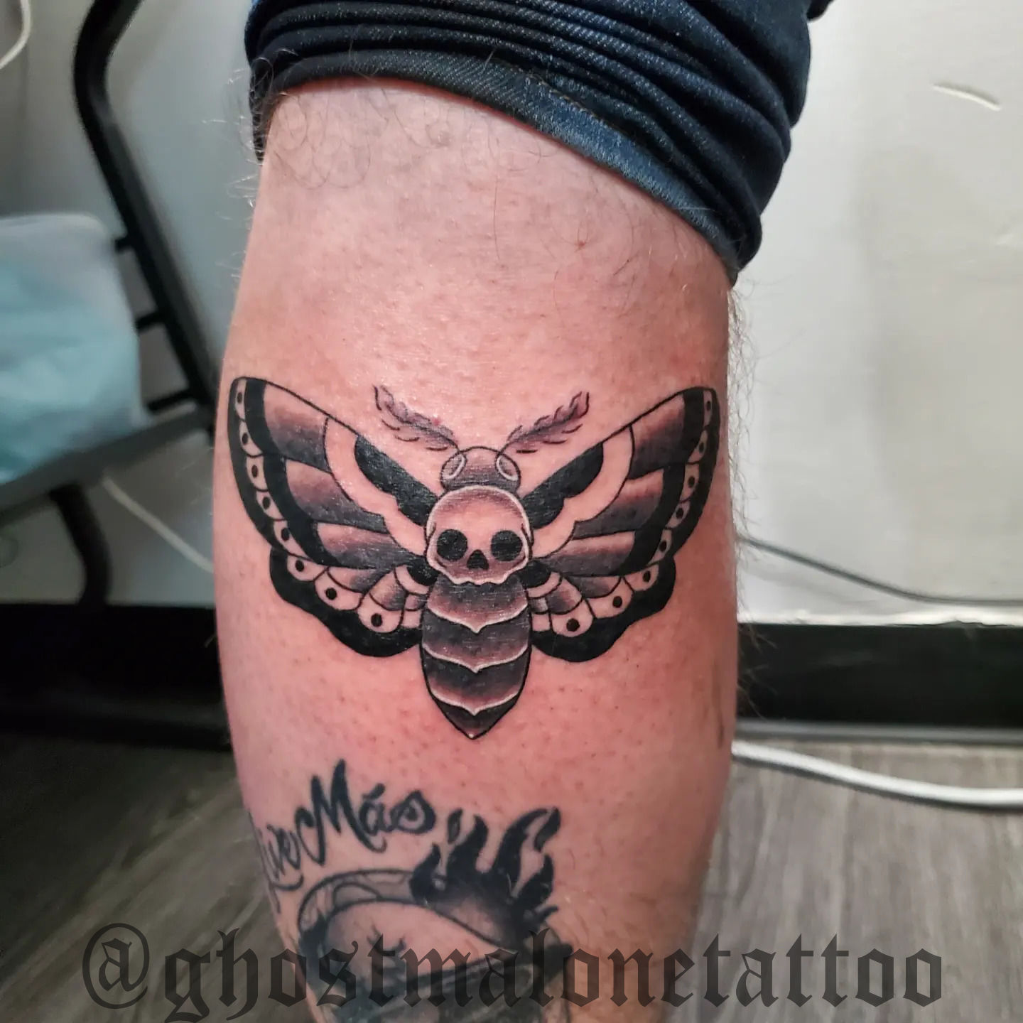 Death Moth SemiPermanent Tattoo Lasts 12 weeks Painless and easy to  apply Organic ink Browse more or create your own  Inkbox   SemiPermanent Tattoos