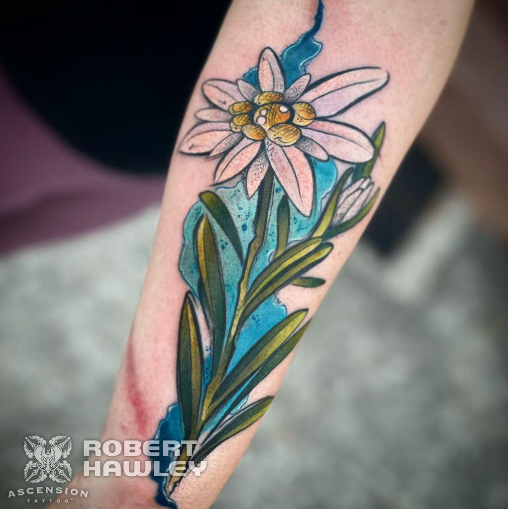 Lauren Toohey Tattoos  Did a watercolor daffodil and his sons handprints  for this cool daddio flowertattoos daffodiltattoo handprinttattoo  happyfathersday watercolortattoo  Facebook