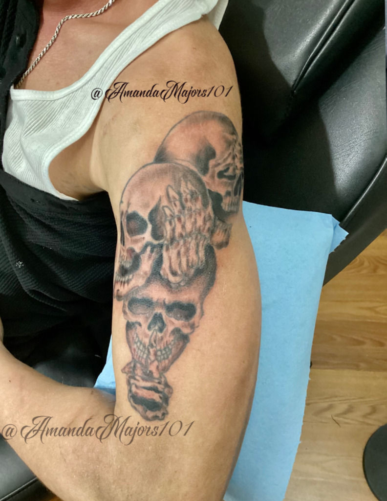Skull tattoo by Shadow3217 on DeviantArt