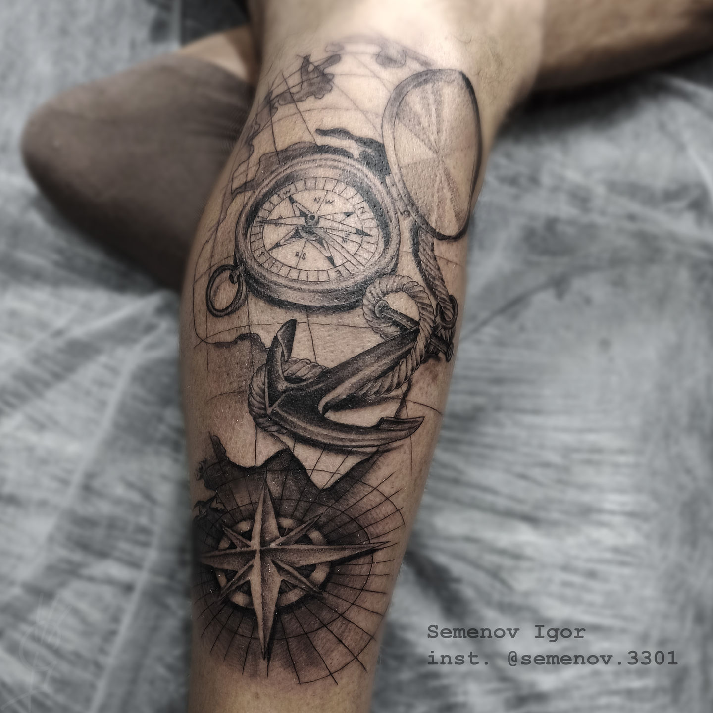 Gentleman Neo-Traditional Black and Grey Realistic Tattoo | Flickr