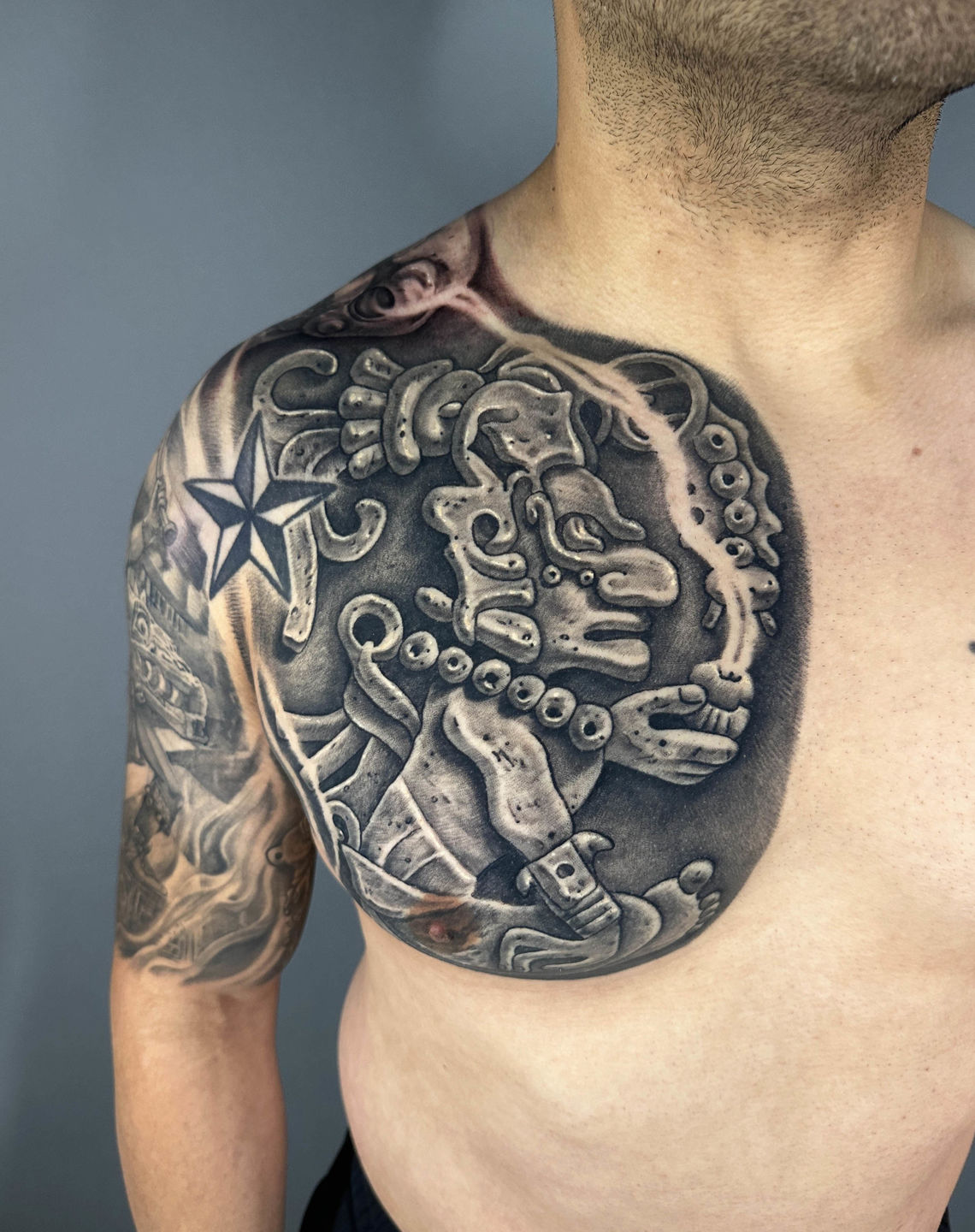 Mayan Tattoo Sleeve - Ouroboros Quetzalcoatl Clipart (#1653199) - PikPng