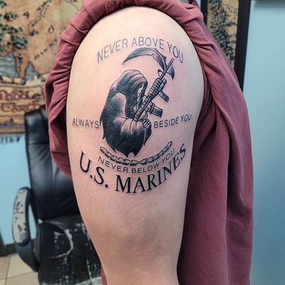 Stunning Marine Corps Tattoo