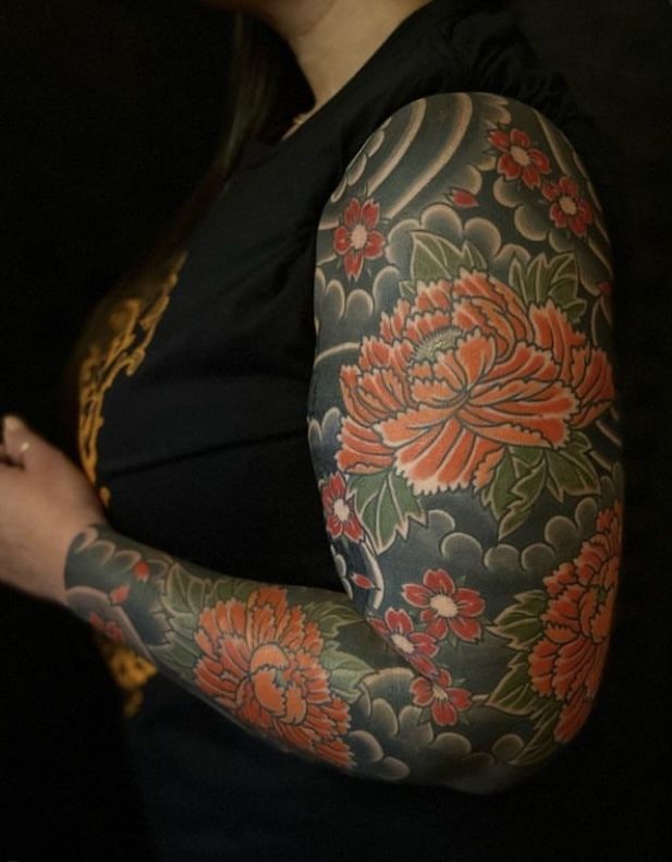 Japanese Flower Tattoo - Inksane Tattoo & piercing