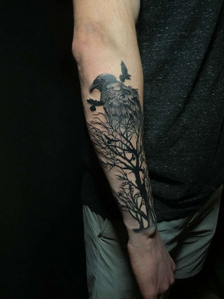 Tattoo uploaded by Guiille Zapata • Dark Raven • Tattoodo