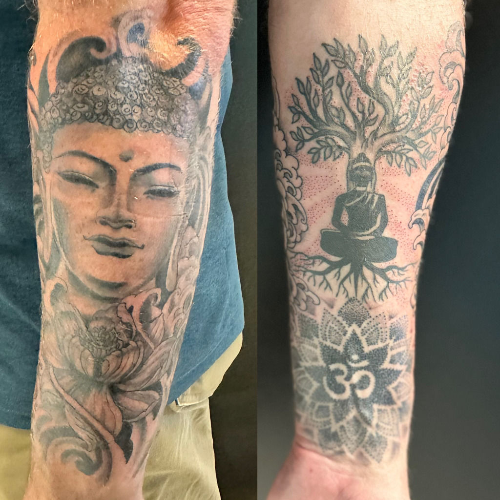 Forbidden Images Tattoo Art Studio : Tattoos : Nature Tree : Bodhi Tree
