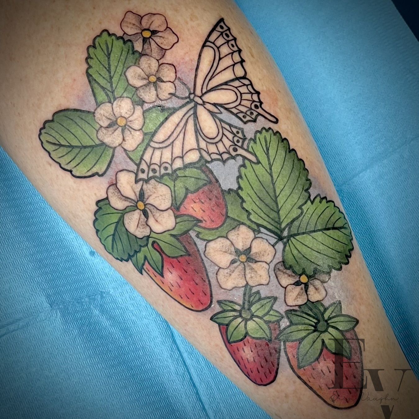 berry special” traditional strawberry tattoo 🍓 | TikTok