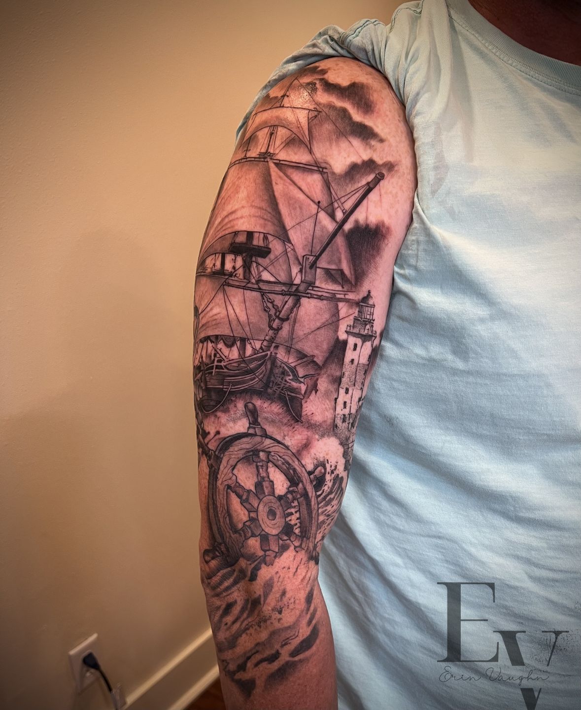 101 Amazing Ship Tattoos For 2024!