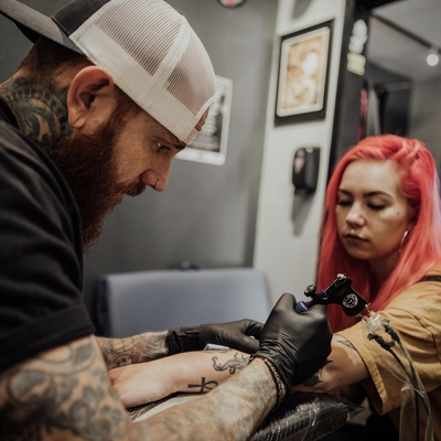 Renos favorite handpoke tattoo artist carved path to ink scene