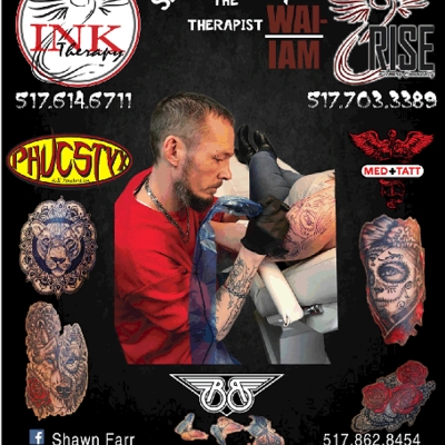 By Cam Pohl at Fish Ladder Tattoo Lansing MI  rtattoos  Ladder tattoo  Tattoos R tattoo