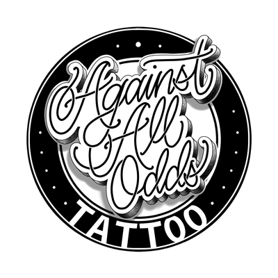 against all odds tattoo font