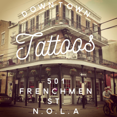 New Orleans BEST Artists  CATAHOULA TATTOO 